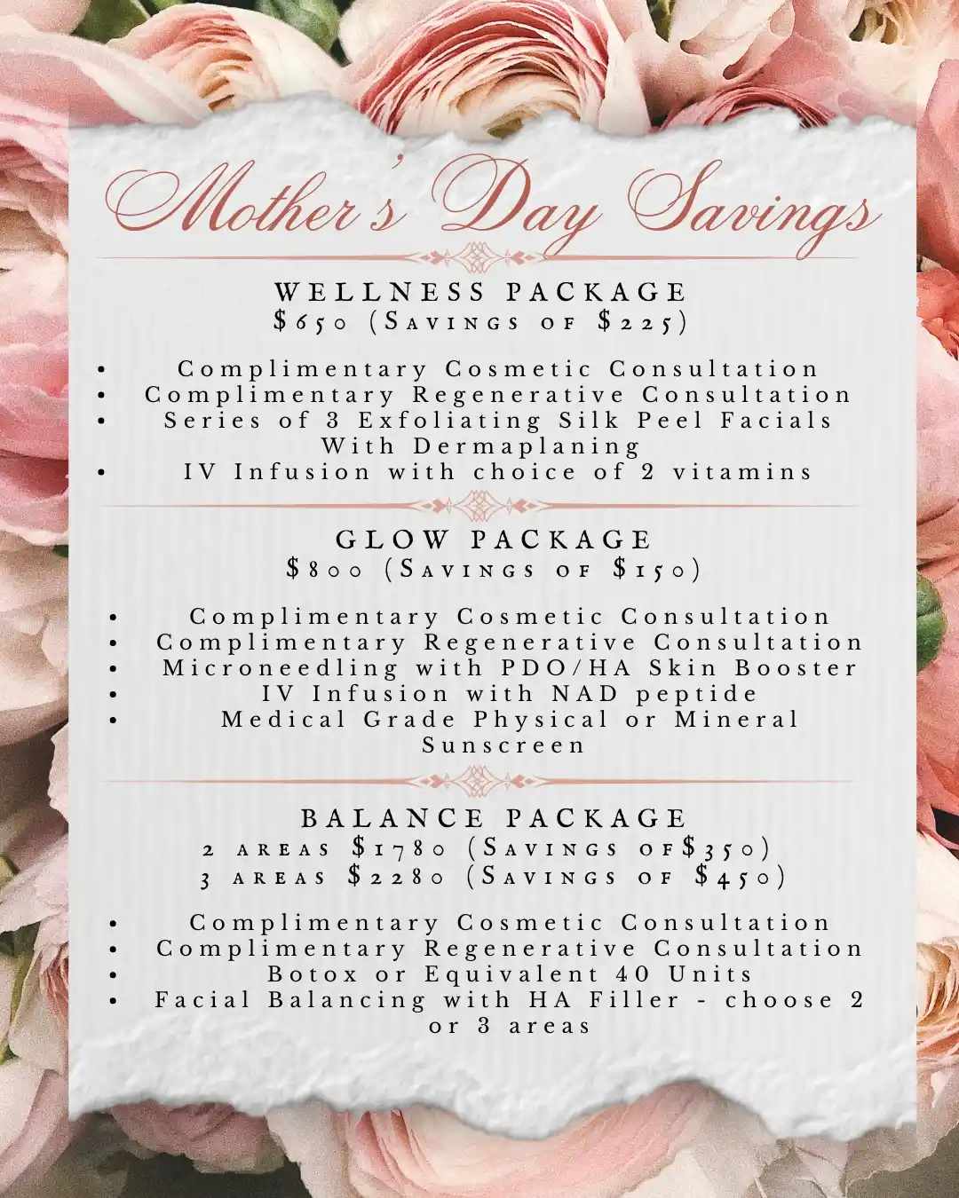 monthly specials 2 1sn