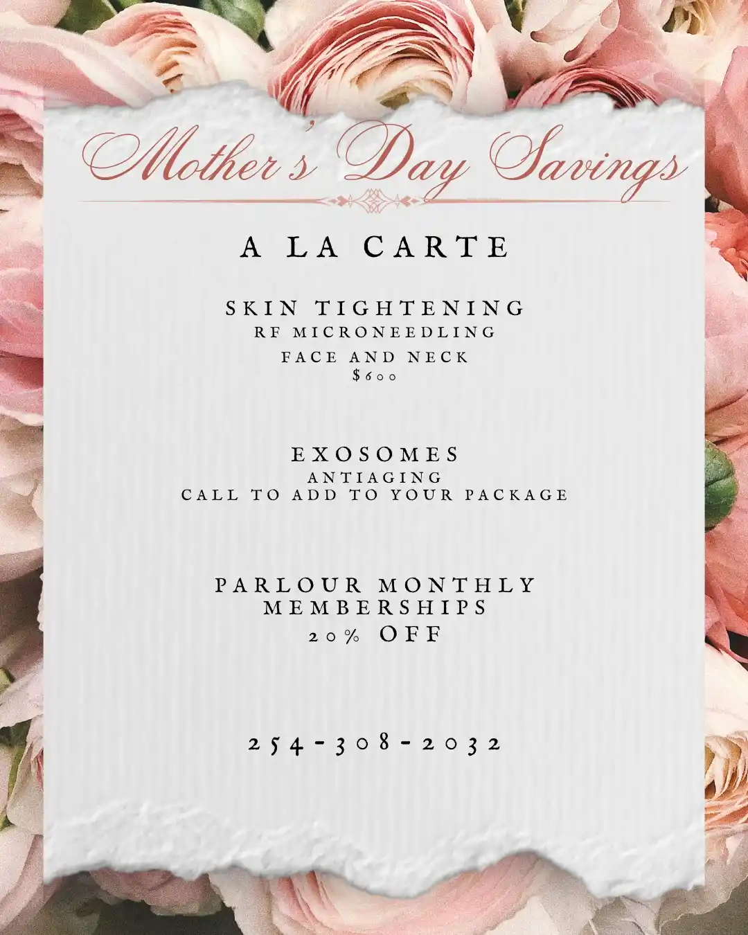 monthly specials ss