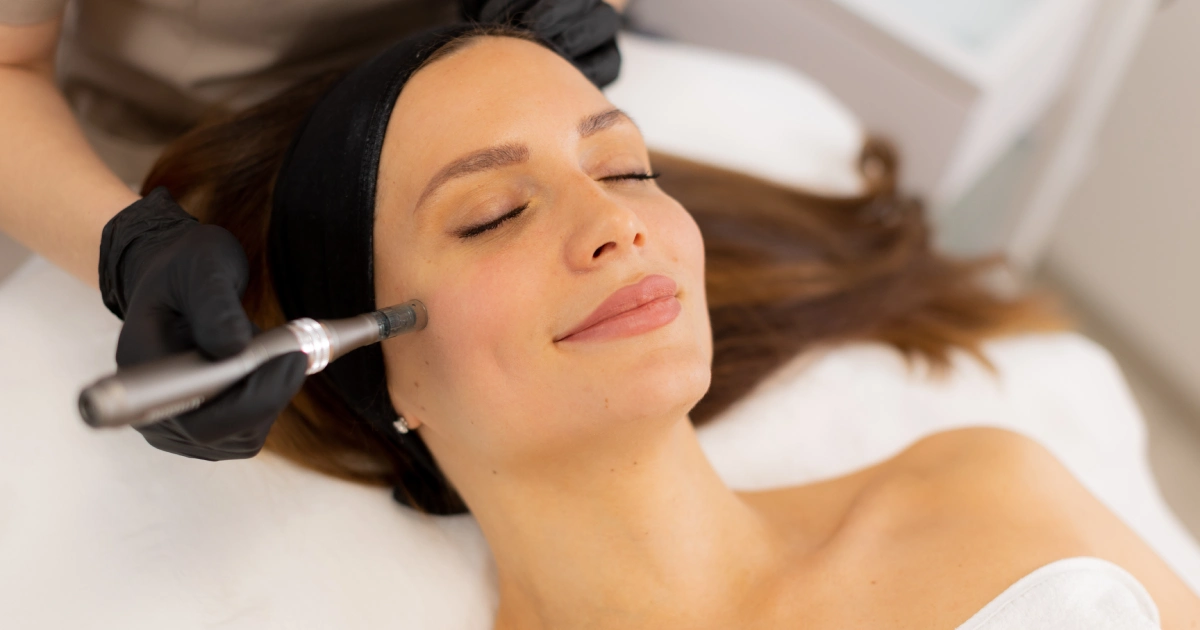 Microneedling with PRF for longer-lasting skin renewal at Parlour at the Village in Salado, TX