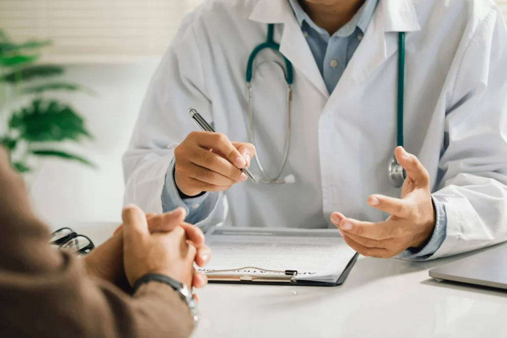 A Doctor consulting a patient | Medical Services in Salado, TX at Parlour at the Village